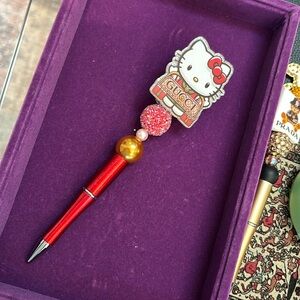 Red Decorative Ballpoint Pen